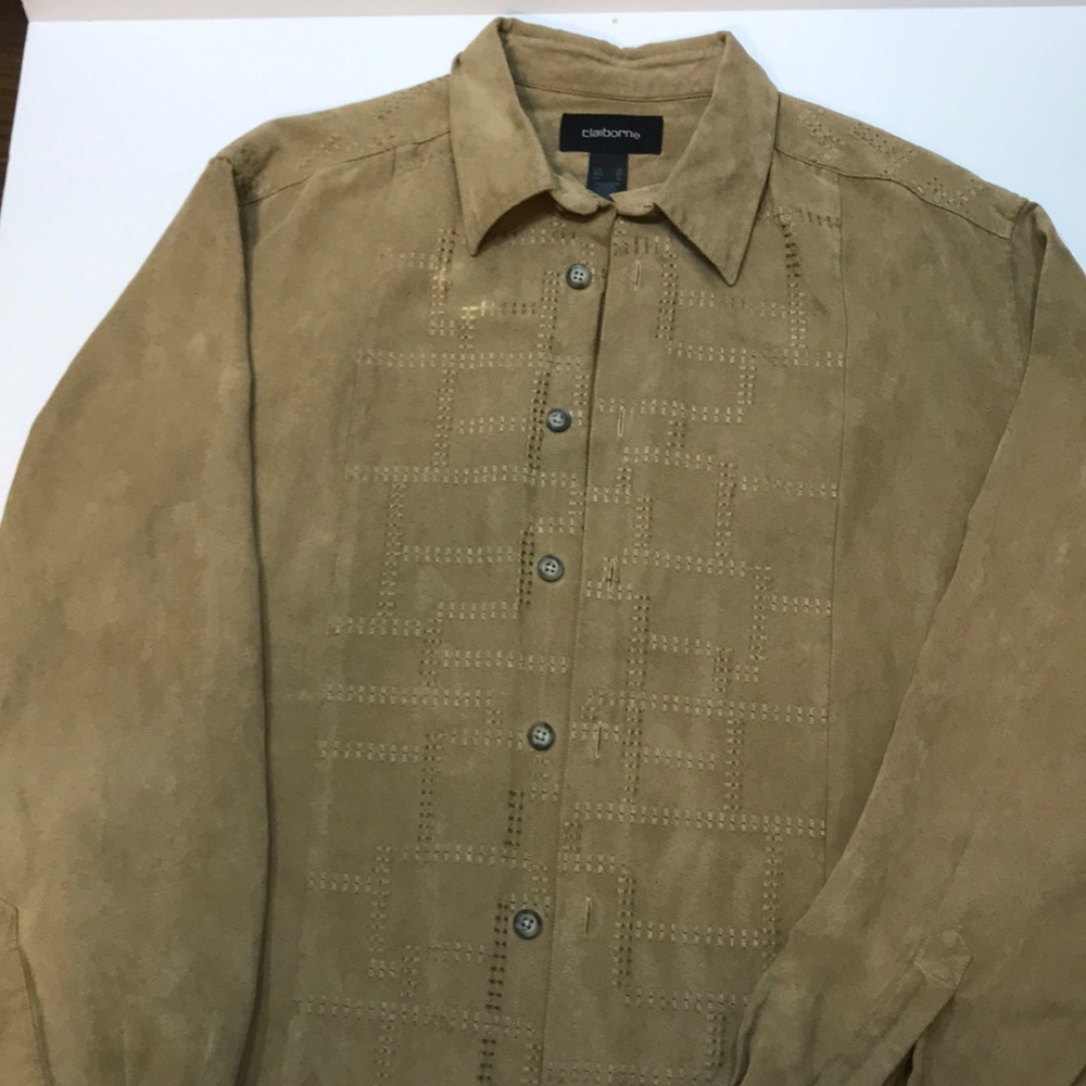 Claiborne ultra suede xl shirt